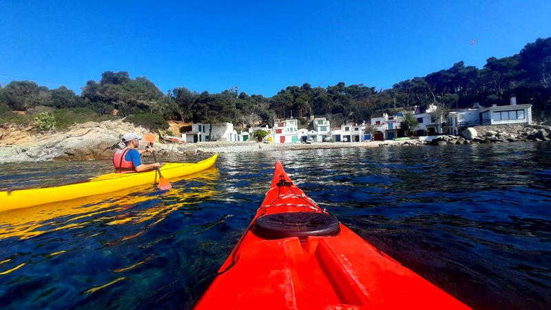 Travesia de la costa brava en kayak