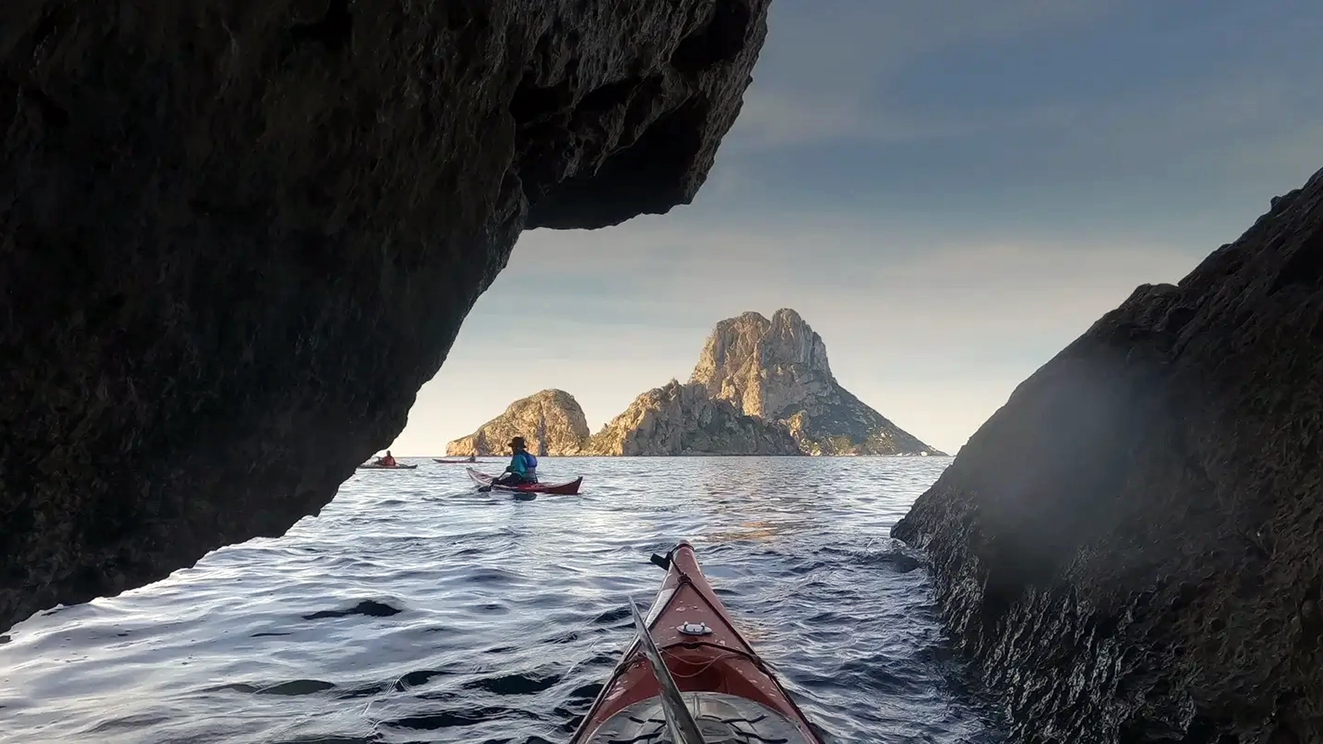 Vuelta a ibiza en kayak de mar