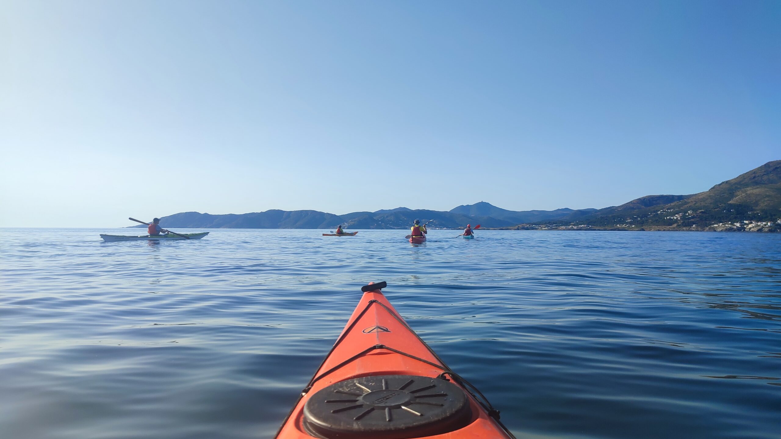 Excursión matinal con kayak de mar costa brava