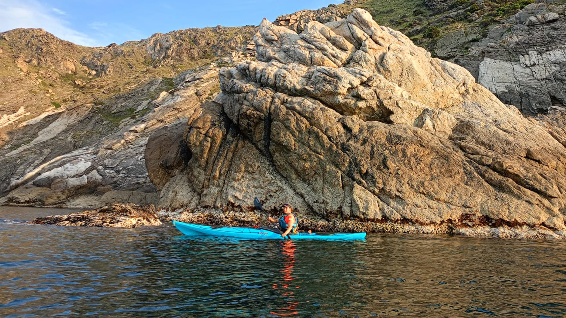 Durante la excursión en kayak al cap de creus