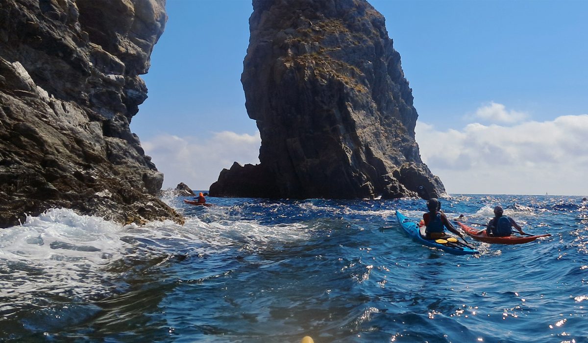 cap norfeo costa brava en kayak