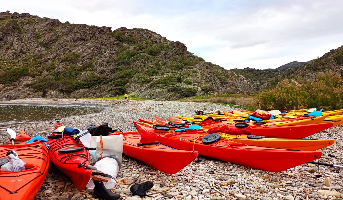 travesia del cap de creus en kayak