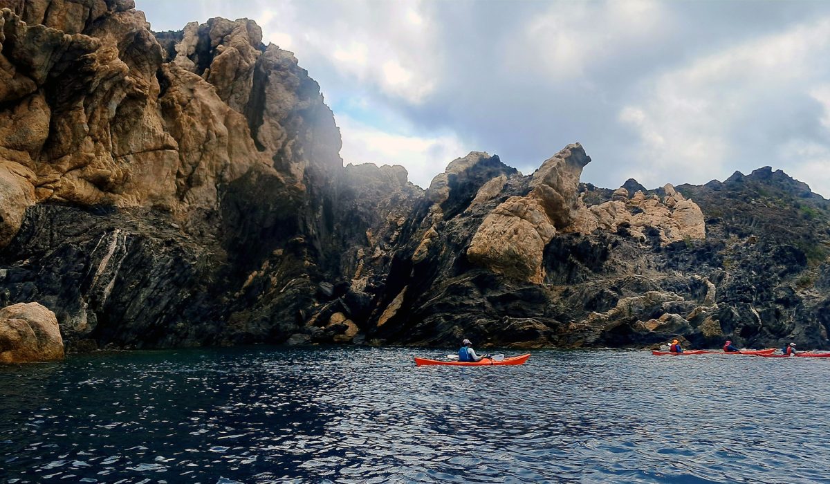 en kayak por cap de creus